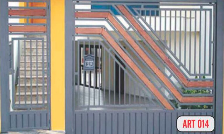 Portão automático em alumínio fabricado e instalado pela PW Vidros em São Paulo