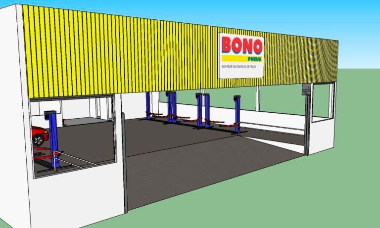 Projeto de estrutura metálica para galpão e oficina — PW Vidros e Alumínios, São Paulo