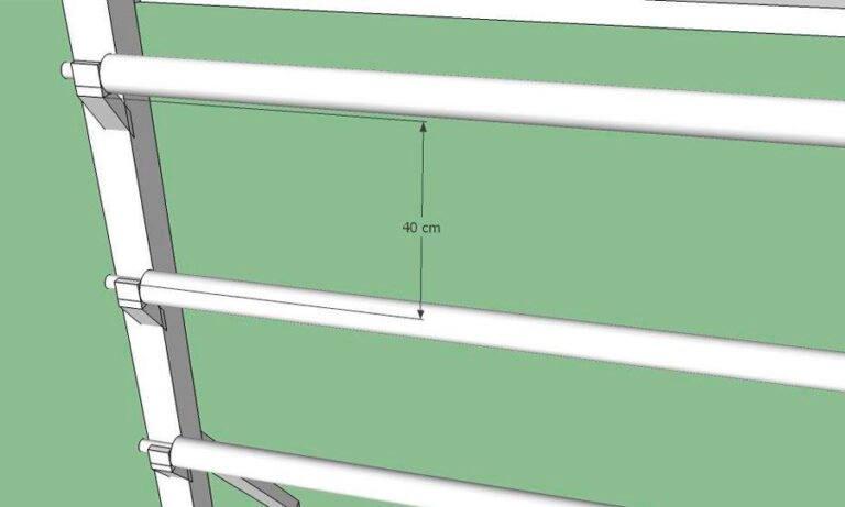 Projeto de guarda-corpo e corrimão em alumínio — PW Vidros e Alumínios, São Paulo